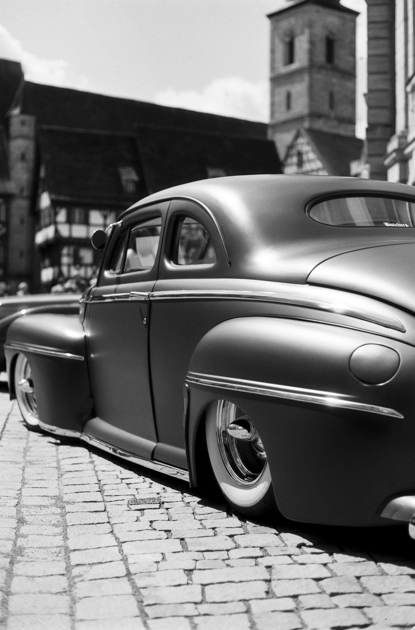Vintage car representing customized solutions